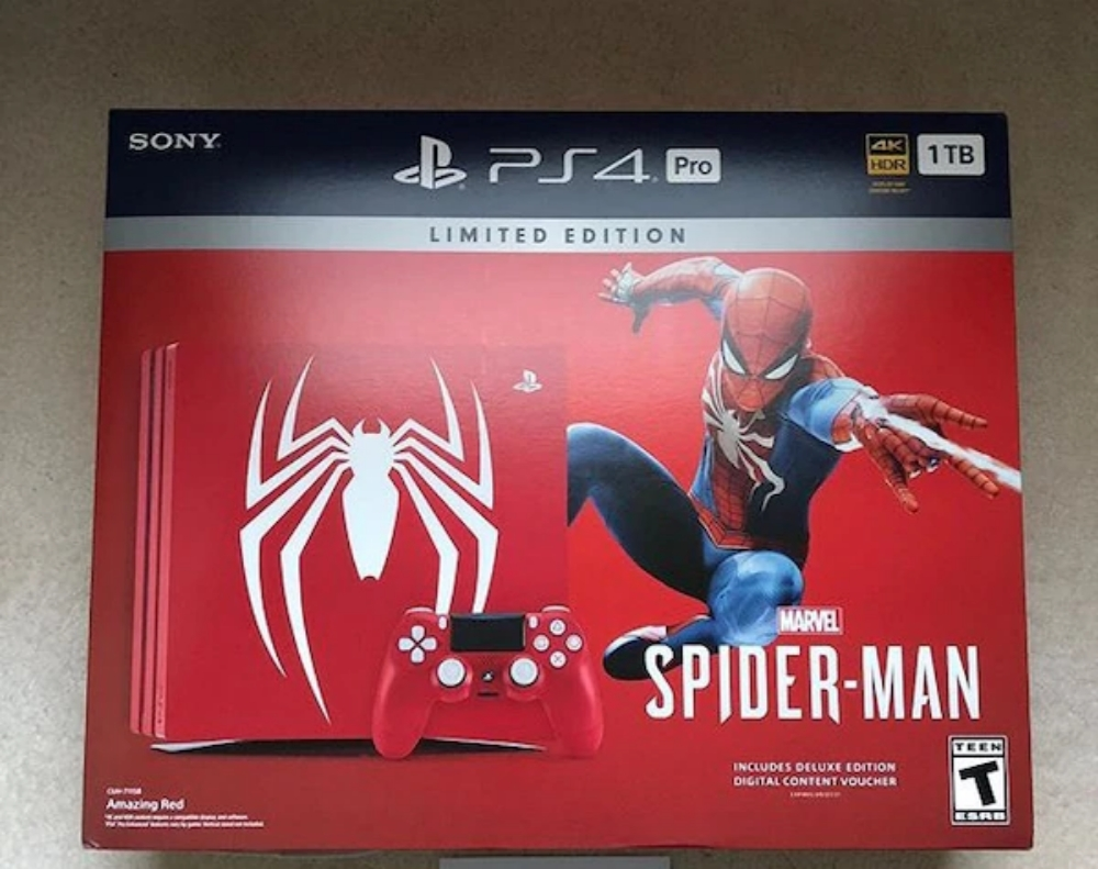 PS4 Pro (Spiderman Edition) For Sale - Classifieds | Qatarbuyandsell.com