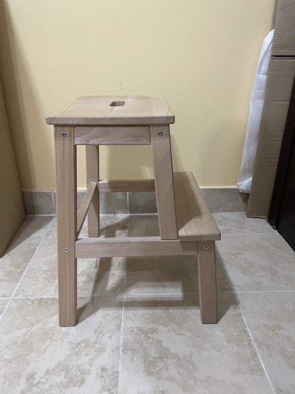 IKEA BEKV M Step Stool 50cm Classifieds Qatarbuyandsell Com   IMG 2238 Scaled 